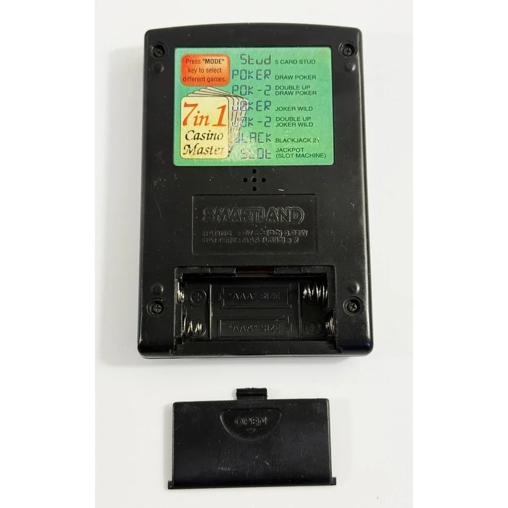 Smartland‎ Casino Master Handheld Game Black 7-in-1 SL-9010